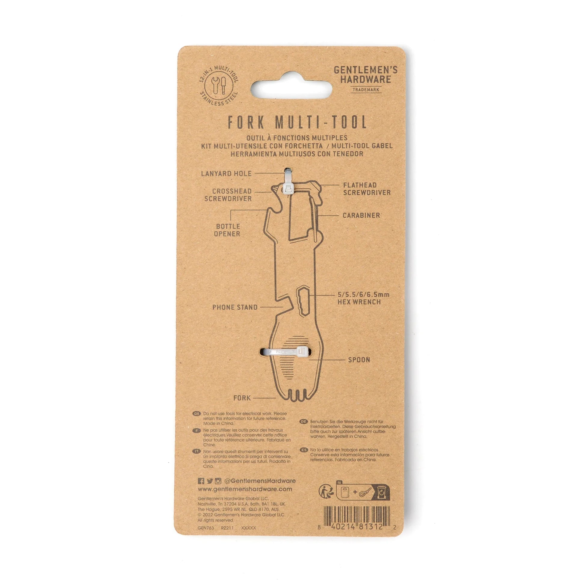 Gentlemen's Hardware Multi Functional Fork