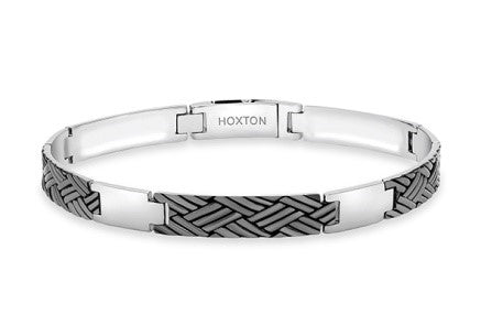 HOXTON LONDON Sterling Silver Bracelet – BAMBOO COLLECTION
