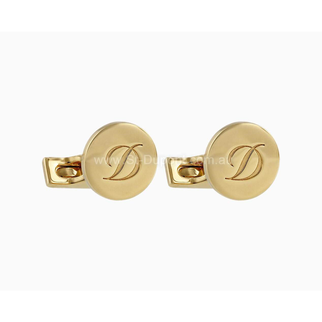 S.T. Dupont Cufflinks D Golden