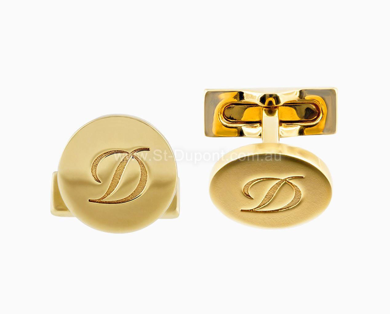 S.T. Dupont Cufflinks D Golden