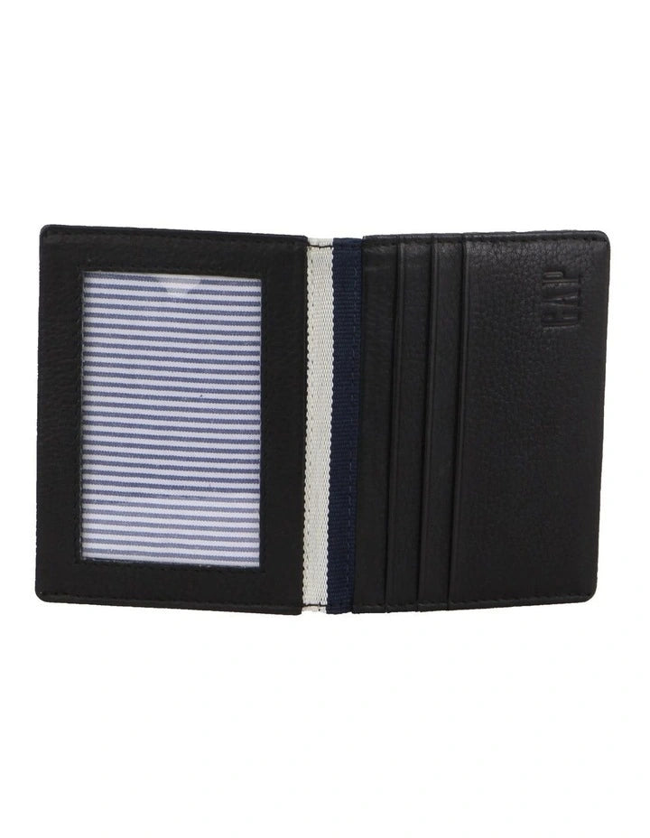 Leather Card Holder in Black