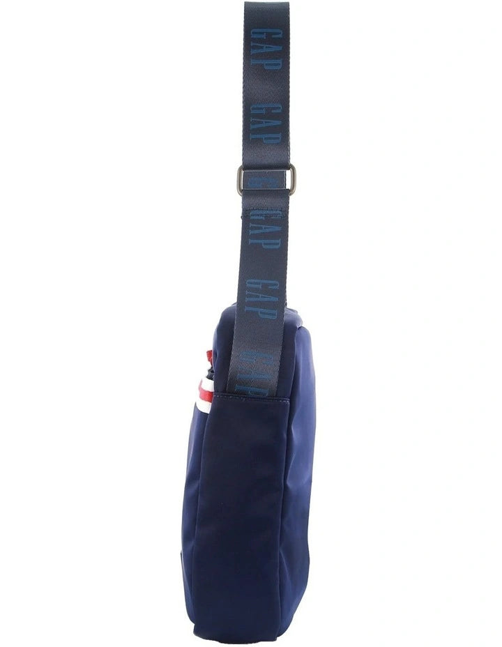 Nylon Travel Cross Body Bag in Navy