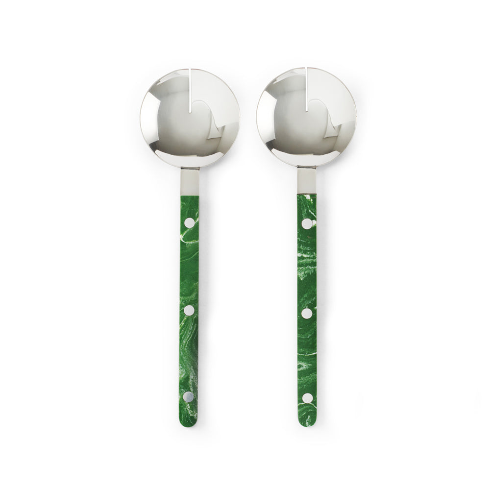 Tasteology Salad Servers - Emerald