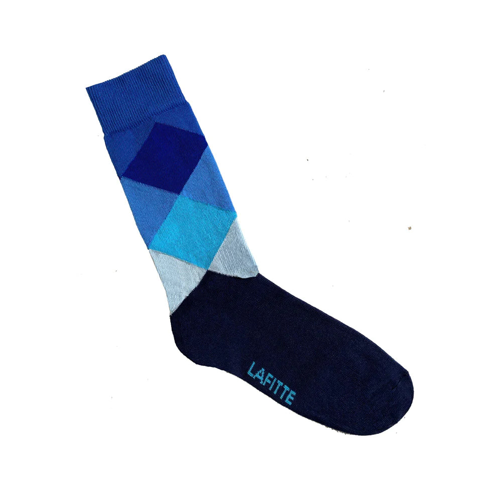 DIAMONDS SOCK Blue