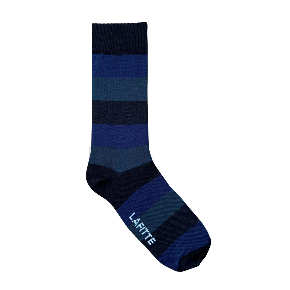 Lafitte THICK STRIPE SOCK Blue