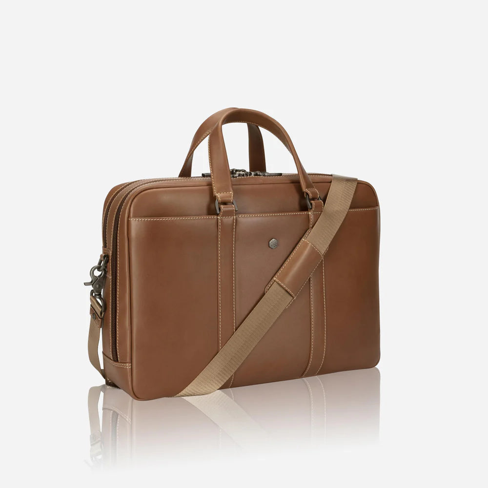 Brown Multi Compartment Briefcase, Colt