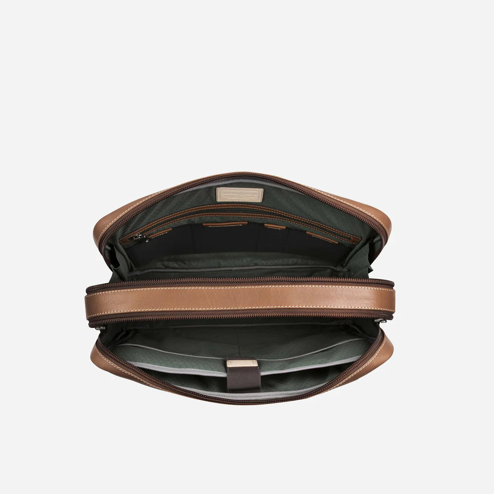 Brown Multi Compartment Briefcase, Colt