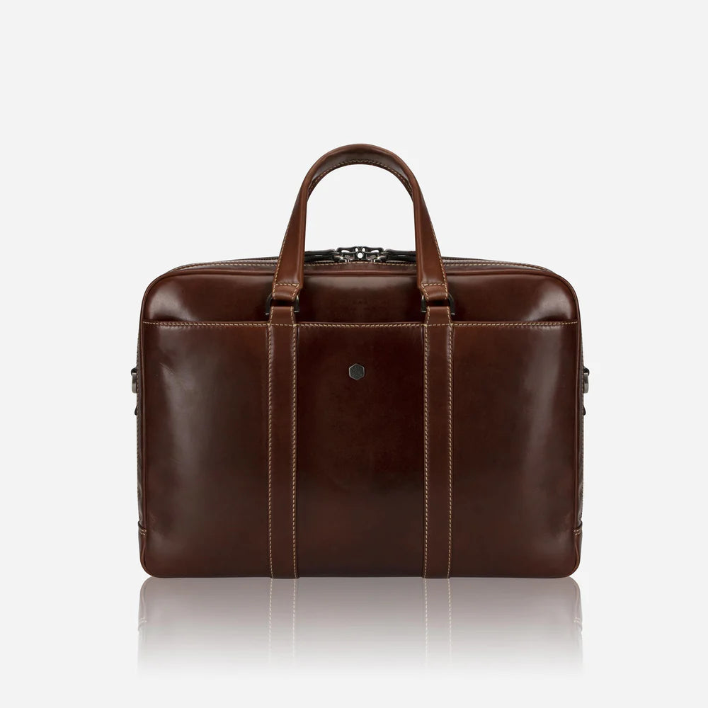 Brown Multi Compartment Briefcase