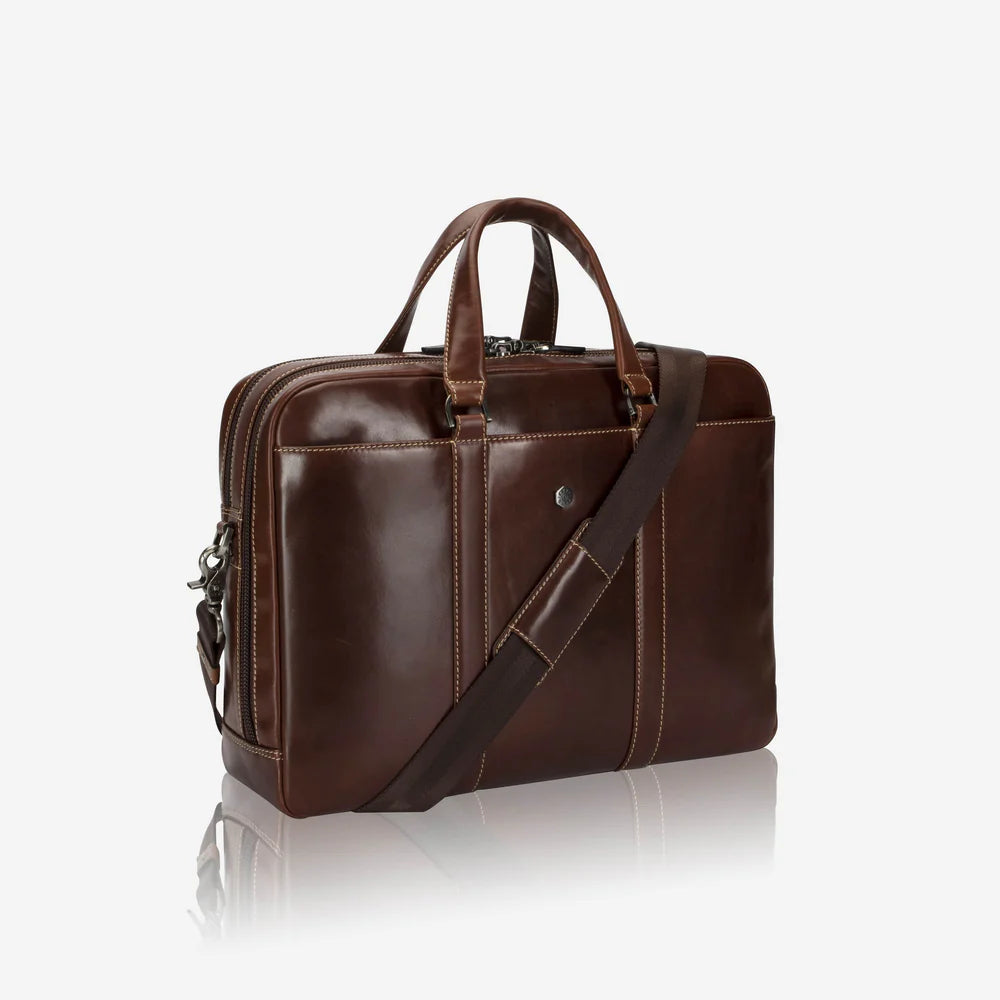 Brown Multi Compartment Briefcase