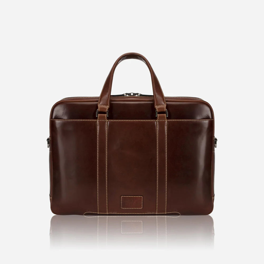 Brown Multi Compartment Briefcase