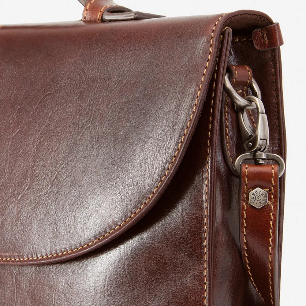 Brown Extra Slim Business Briefcase