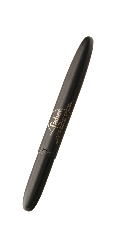 Matte Black Bullet Space Pen, Fisher Space Pen Logo