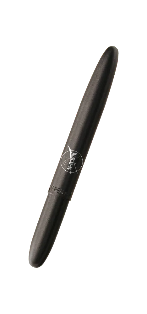 Matte Black Bullet Space Pen, NASA Meatball