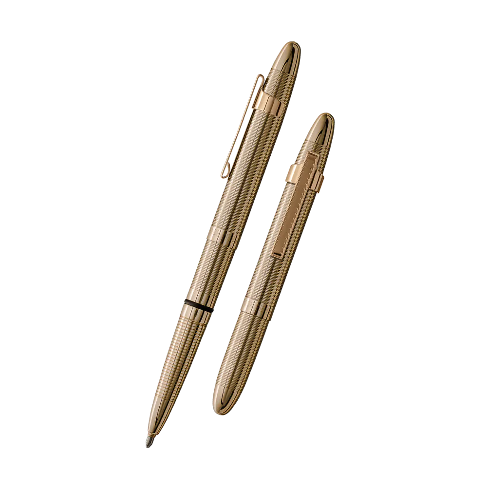 Lacquered Brass Bullet Space Pen