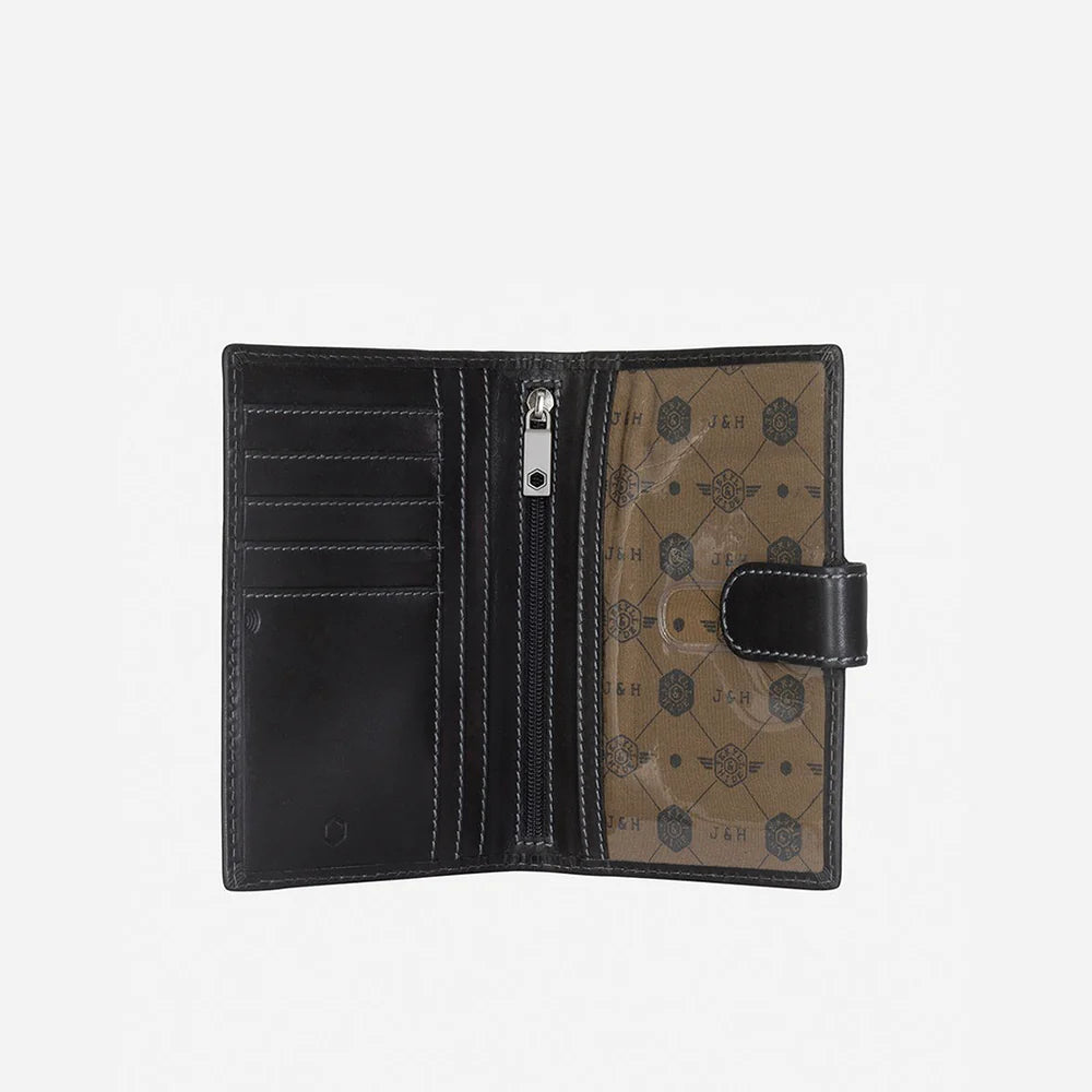 Jekyll and Hide PASSPORT WALLET AND ORGANISER BLACK