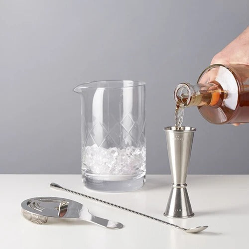 4-PIECE STAINLESS STEEL MIXOLOGIST BARWARE SET
