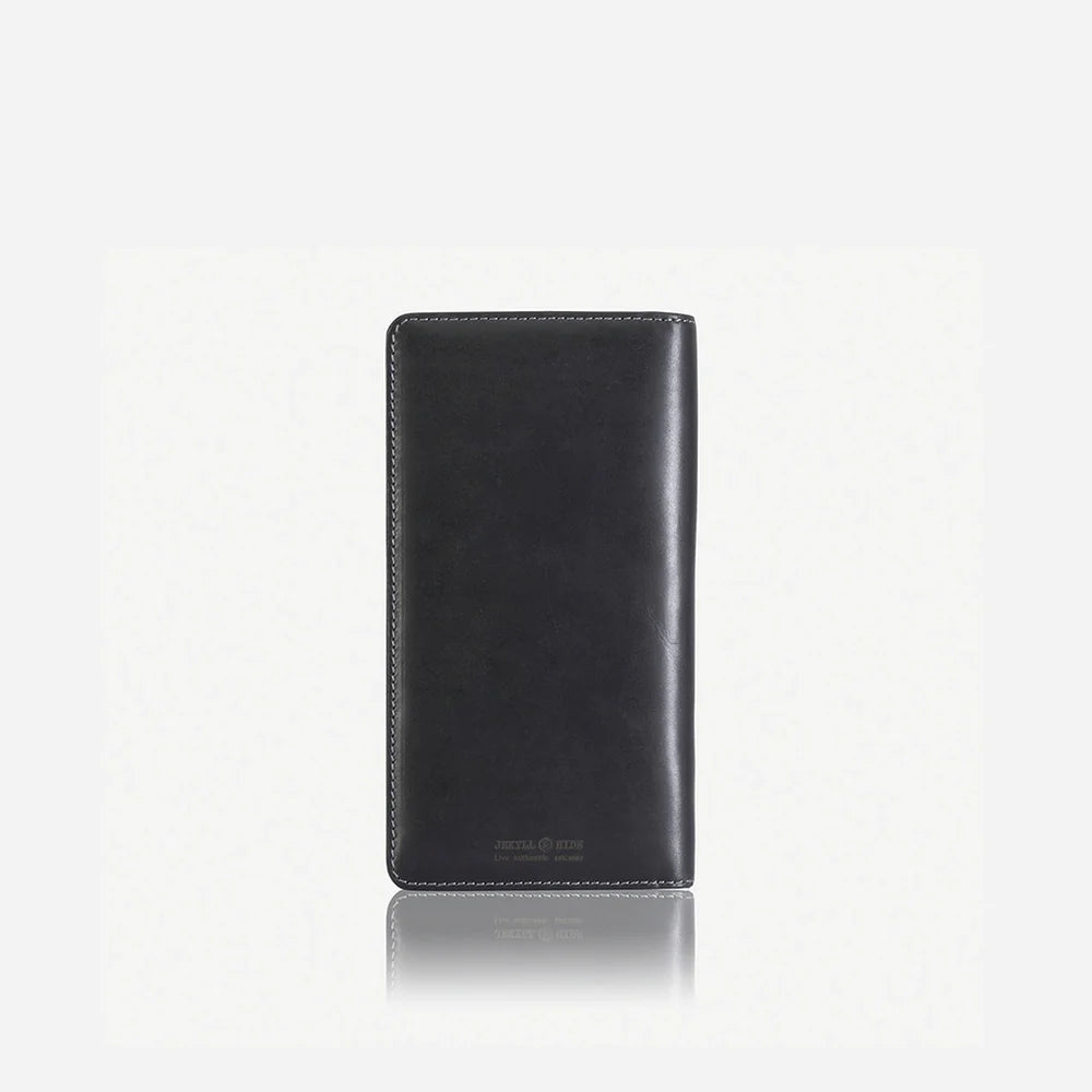 Jekyll and Hide Black large zip passport holder