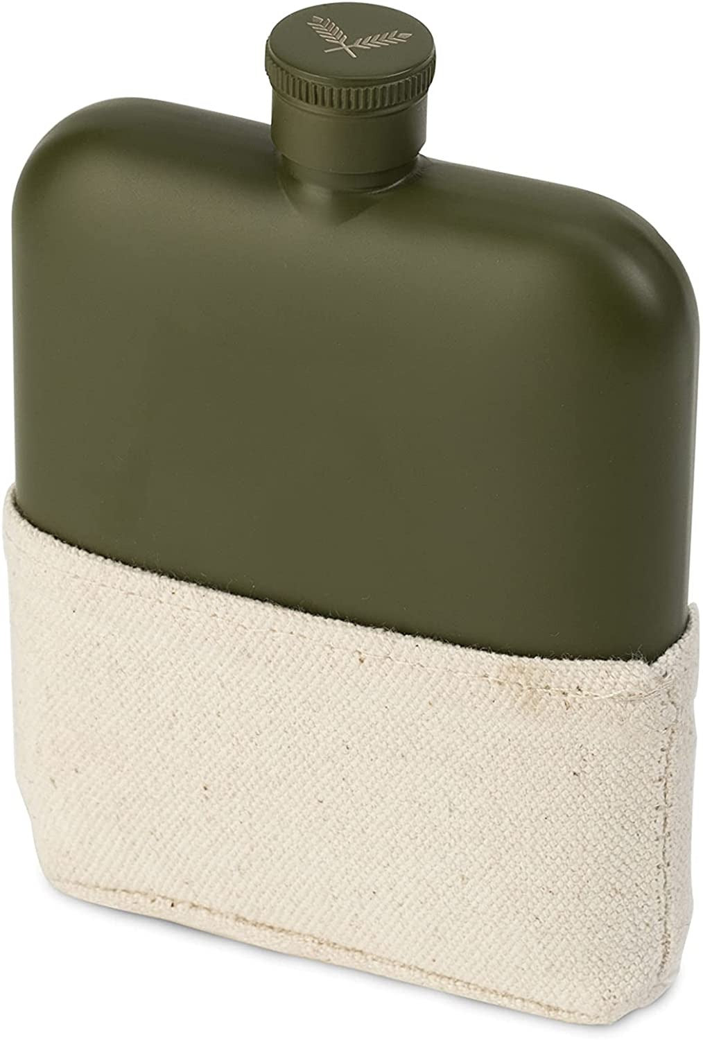 Foster & Rye MATTE ARMY GREEN FLASK
