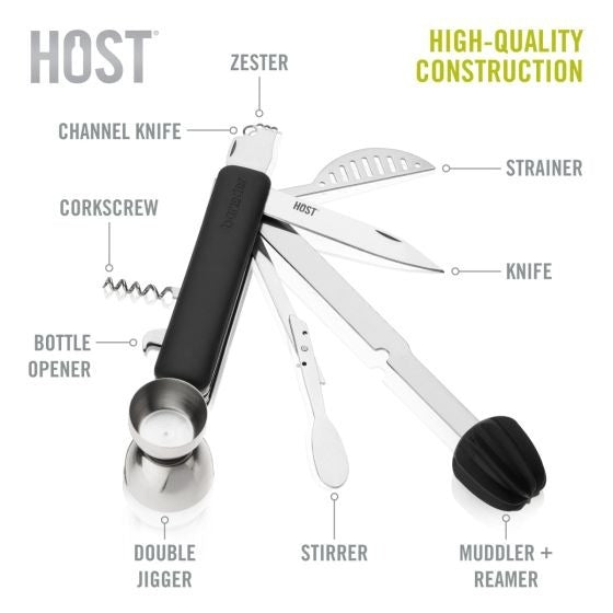 BAR10DER 10 IN 1 TOOL IN BLACK