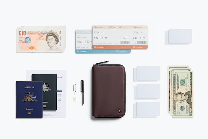 Bellroy Travel Folio Deep Plum
