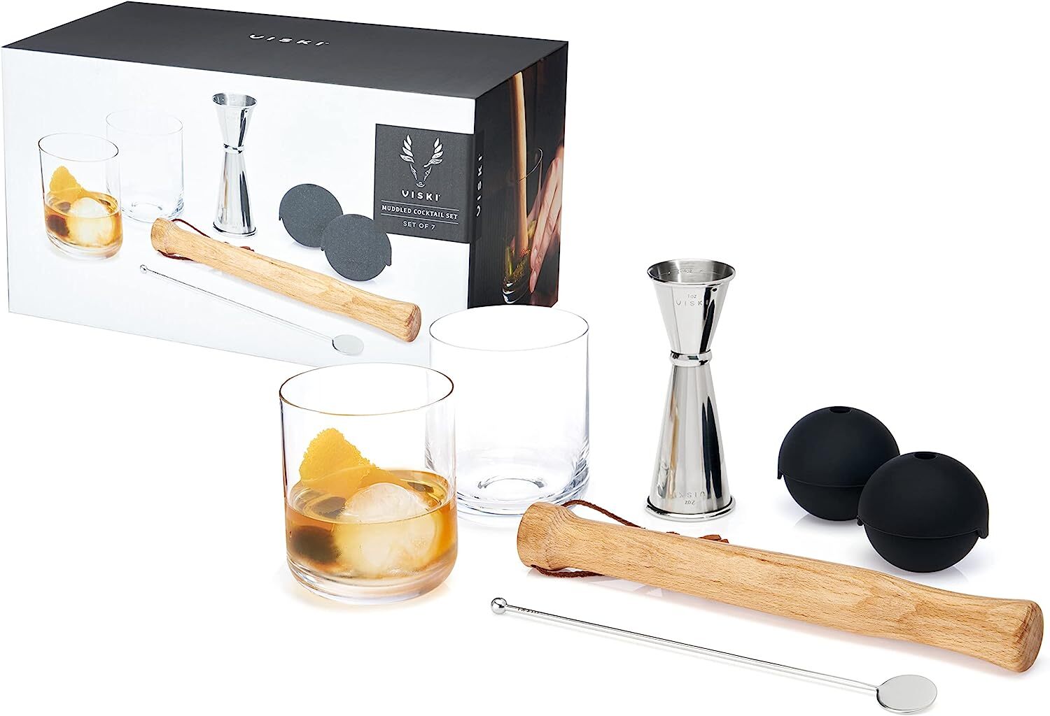 7-PIECE MUDDLED COCKTAIL SET