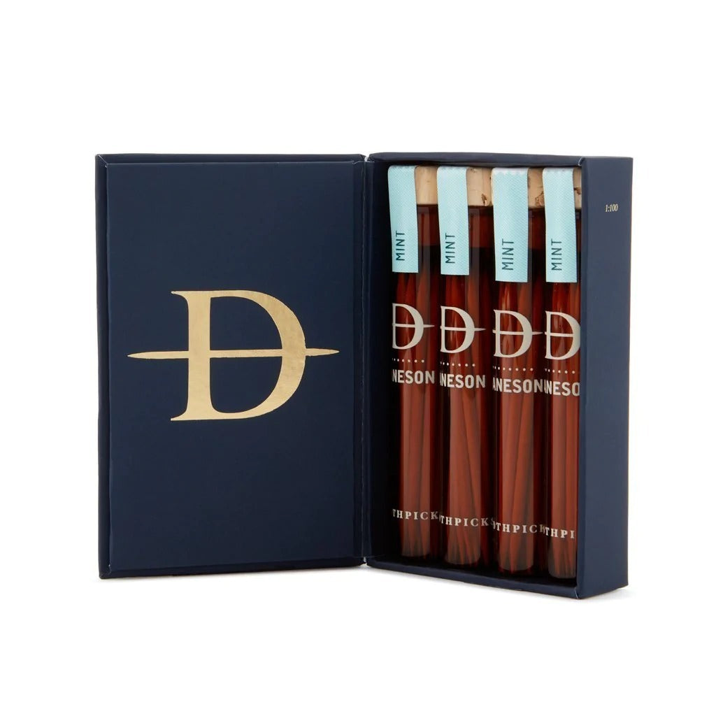 Daneson Mint No.9 4-Bottle Box Tooth Picks