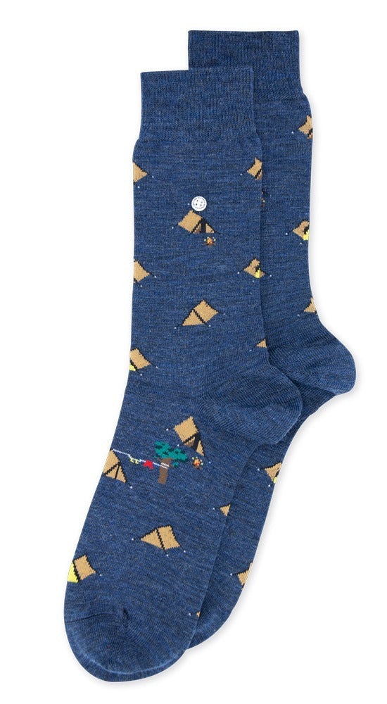 CAMPING LIFESTYLE MERINO WOOL SOCKS - MEDIUM