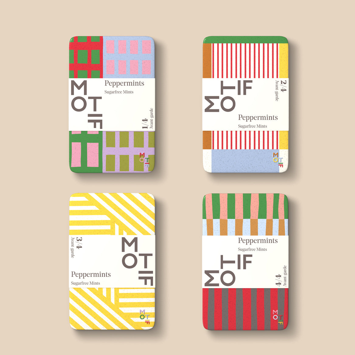 PREMIUM MINTS - AVANT-GARDE COLLECTION 4 tins