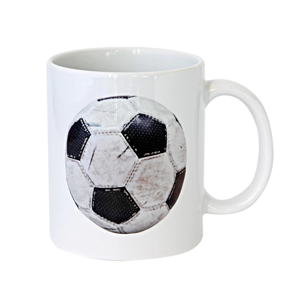 Sporting Nation Ornament Series Worn Soccer Ball Coffee Mug