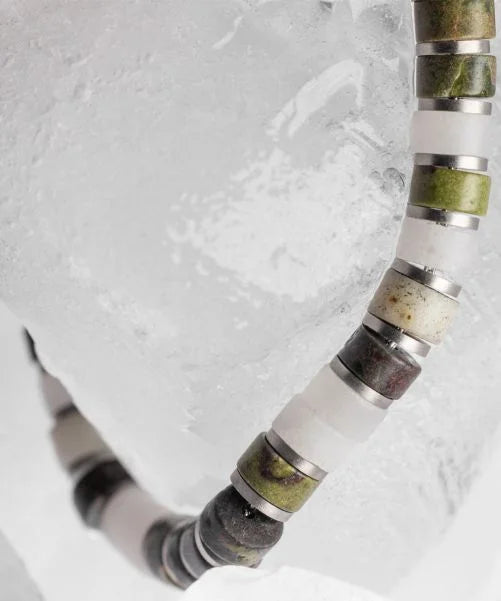 Pig and Hen Silver Bracelet Brontide 6mm Adjustable Kyoto