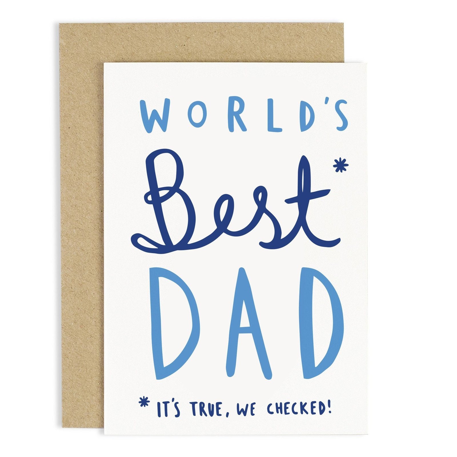 WORLD'S BEST DAD CARD