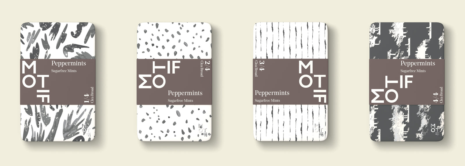 MOTIF PREMIUM MINTS - CLEA BROAD COLLECTION 4 tins