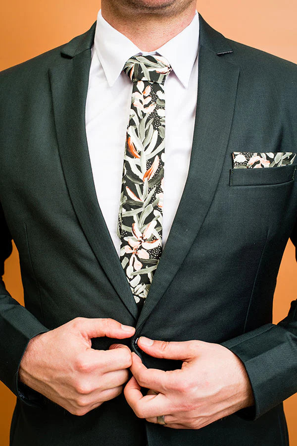 Peggy and Finn Cotton Tie in Protea Green
