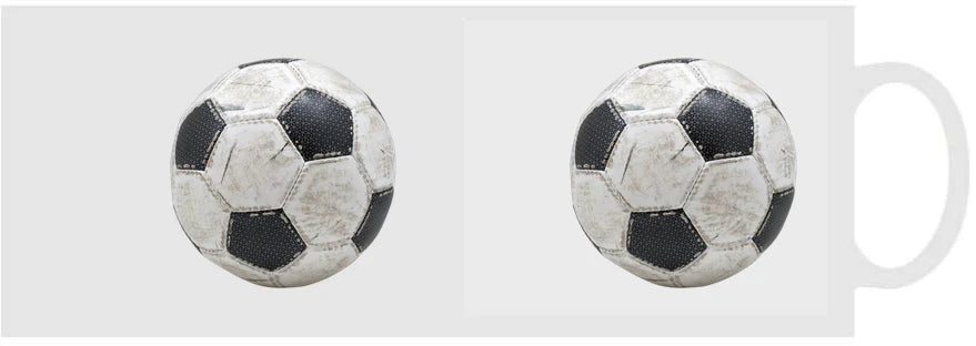 Sporting Nation Ornament Series Worn Soccer Ball Coffee Mug