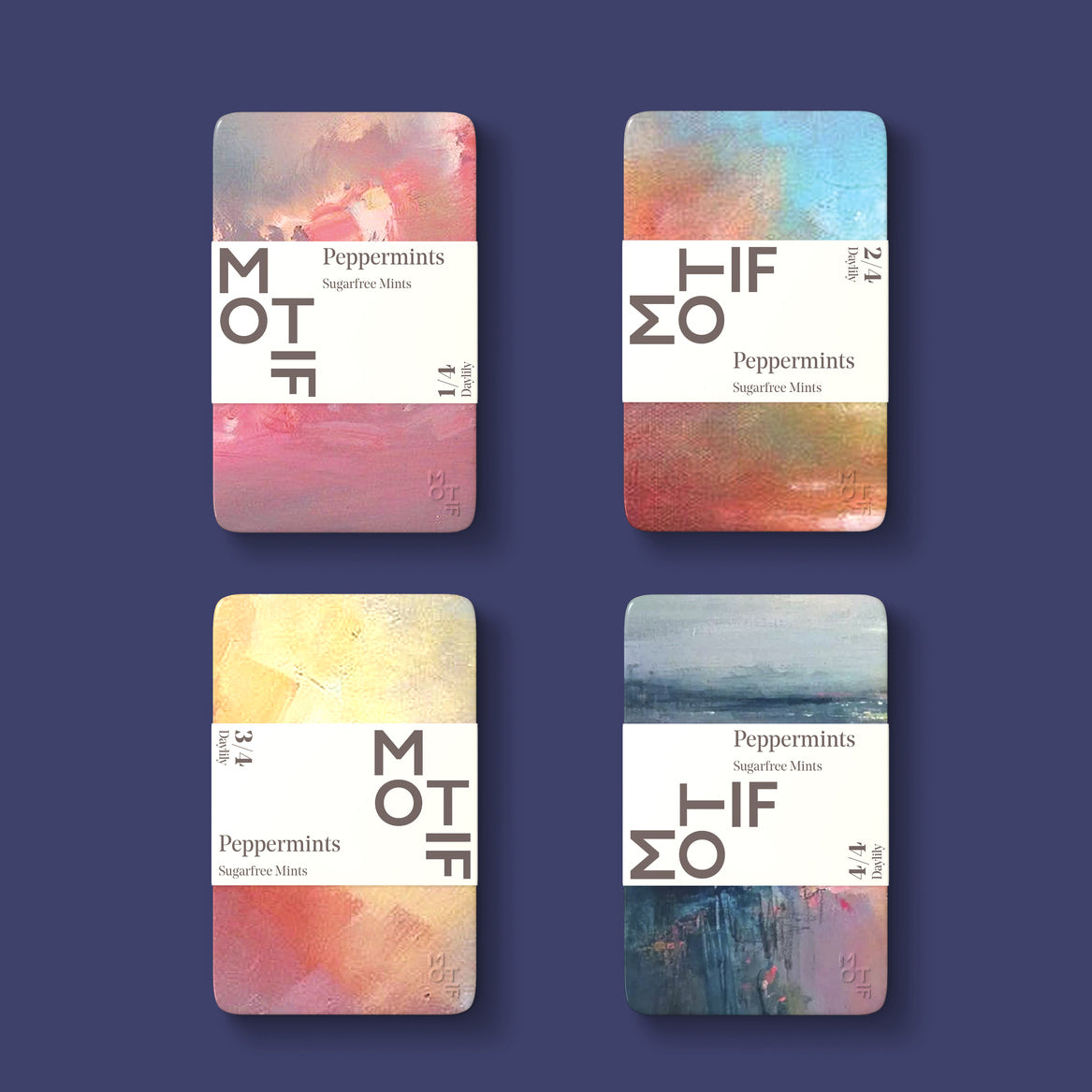 MOTIF PREMIUM MINTS - DAYLILY COLLECTION 4 tins