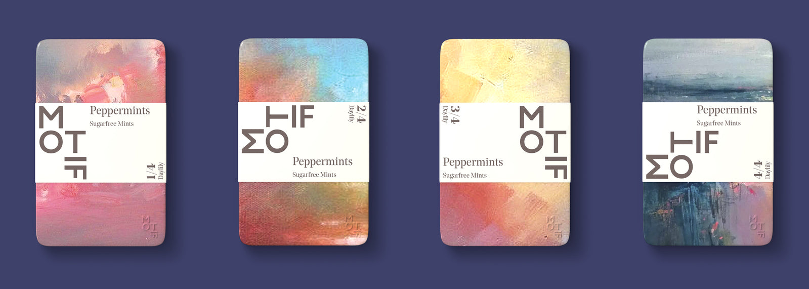 MOTIF PREMIUM MINTS - DAYLILY COLLECTION 4 tins