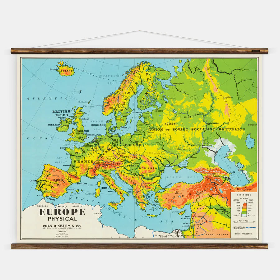 Erstwhile Europe Map