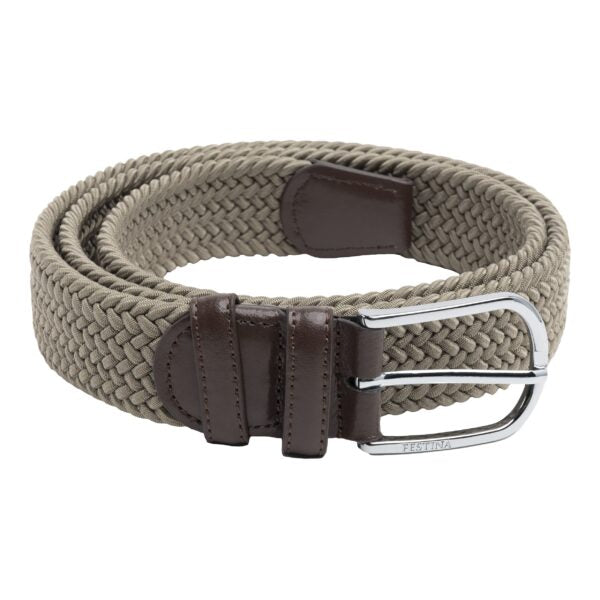 Festina Taupe Stretch Web /Leather Belt Sports
