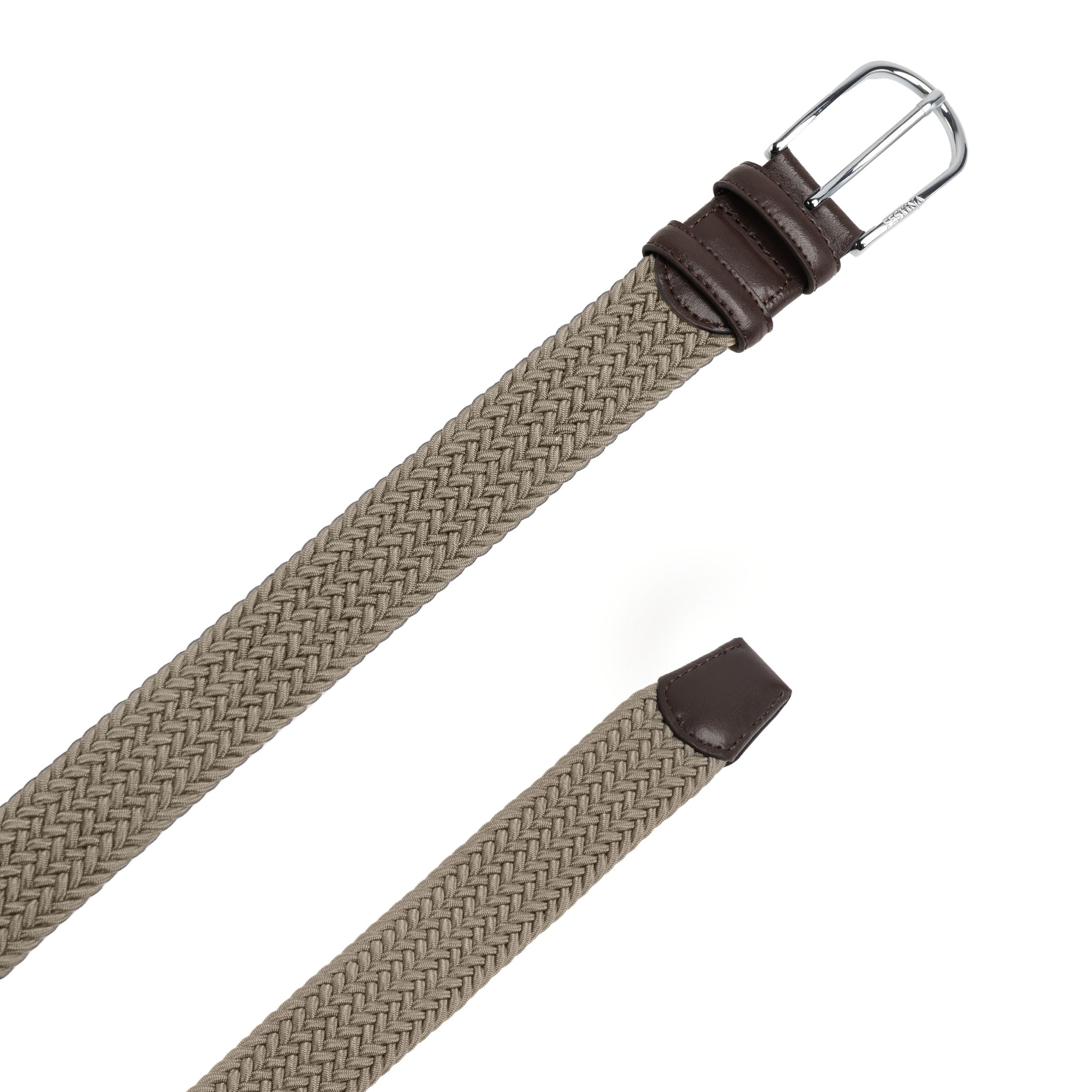 Festina Taupe Stretch Web /Leather Belt Sports