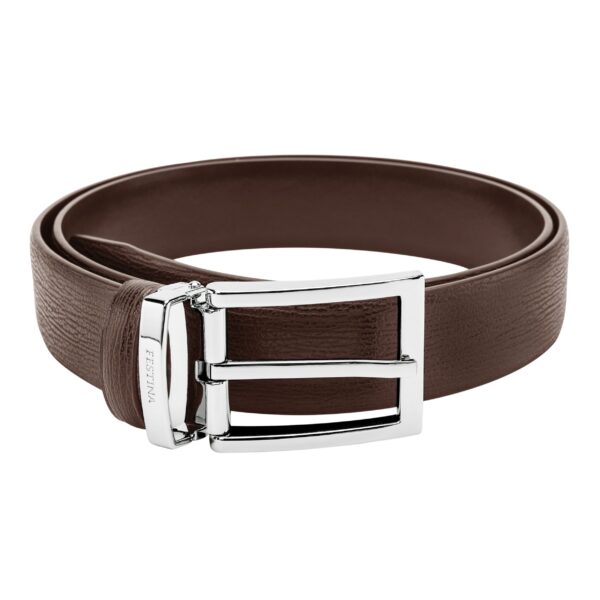 Festina Leather Belt Button Brown