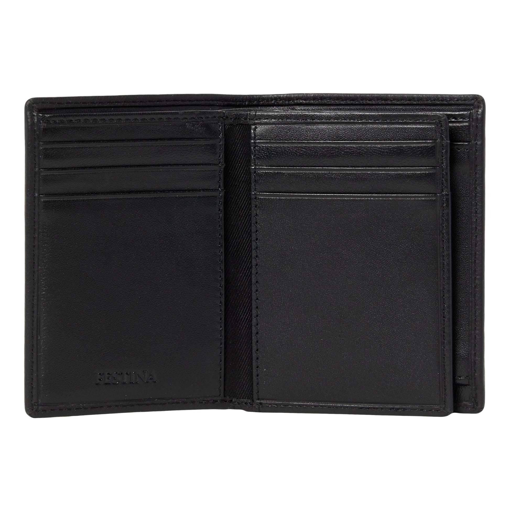 Festina Leather Card Holder with Flap Button