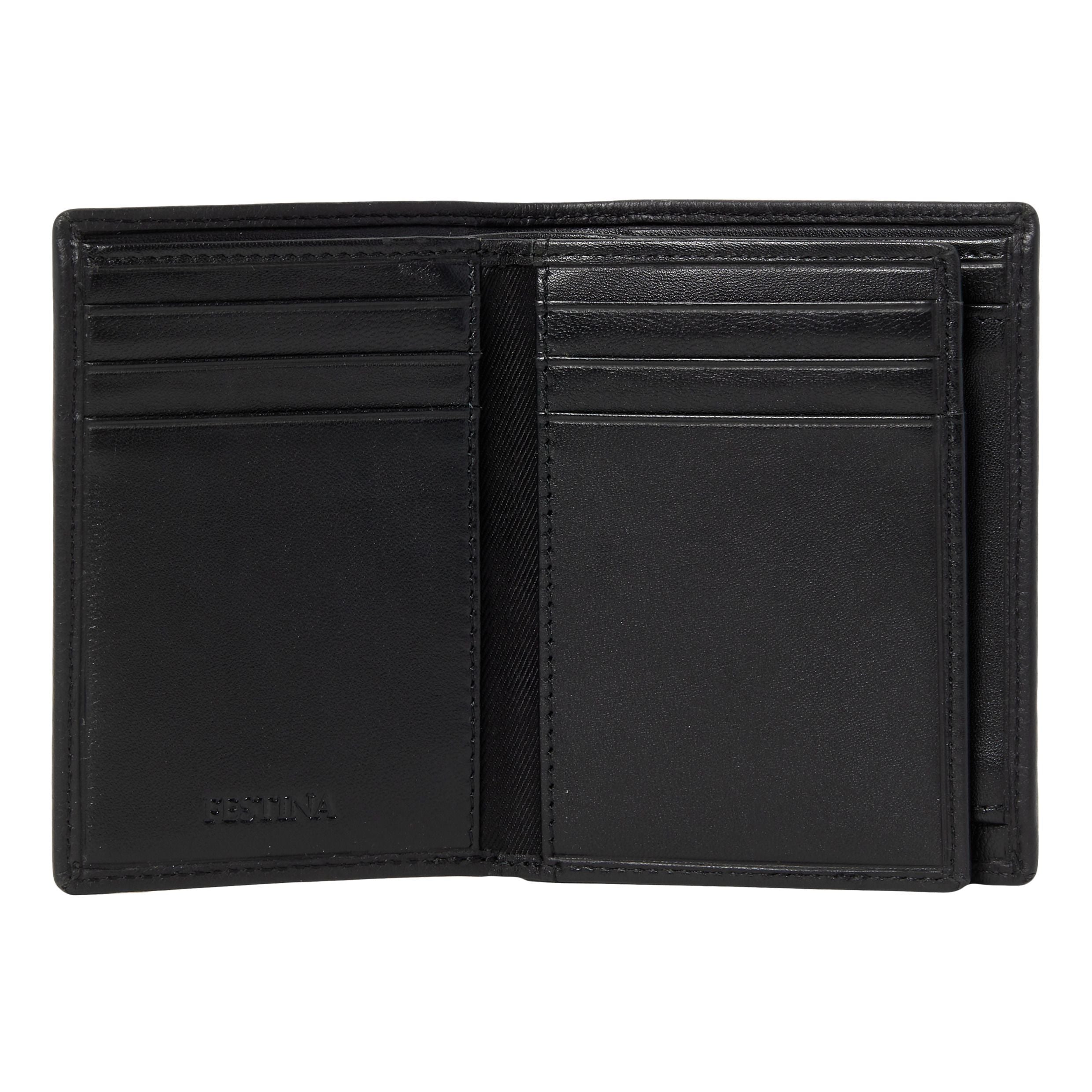 Festina Leather Card Holder with Flap Button