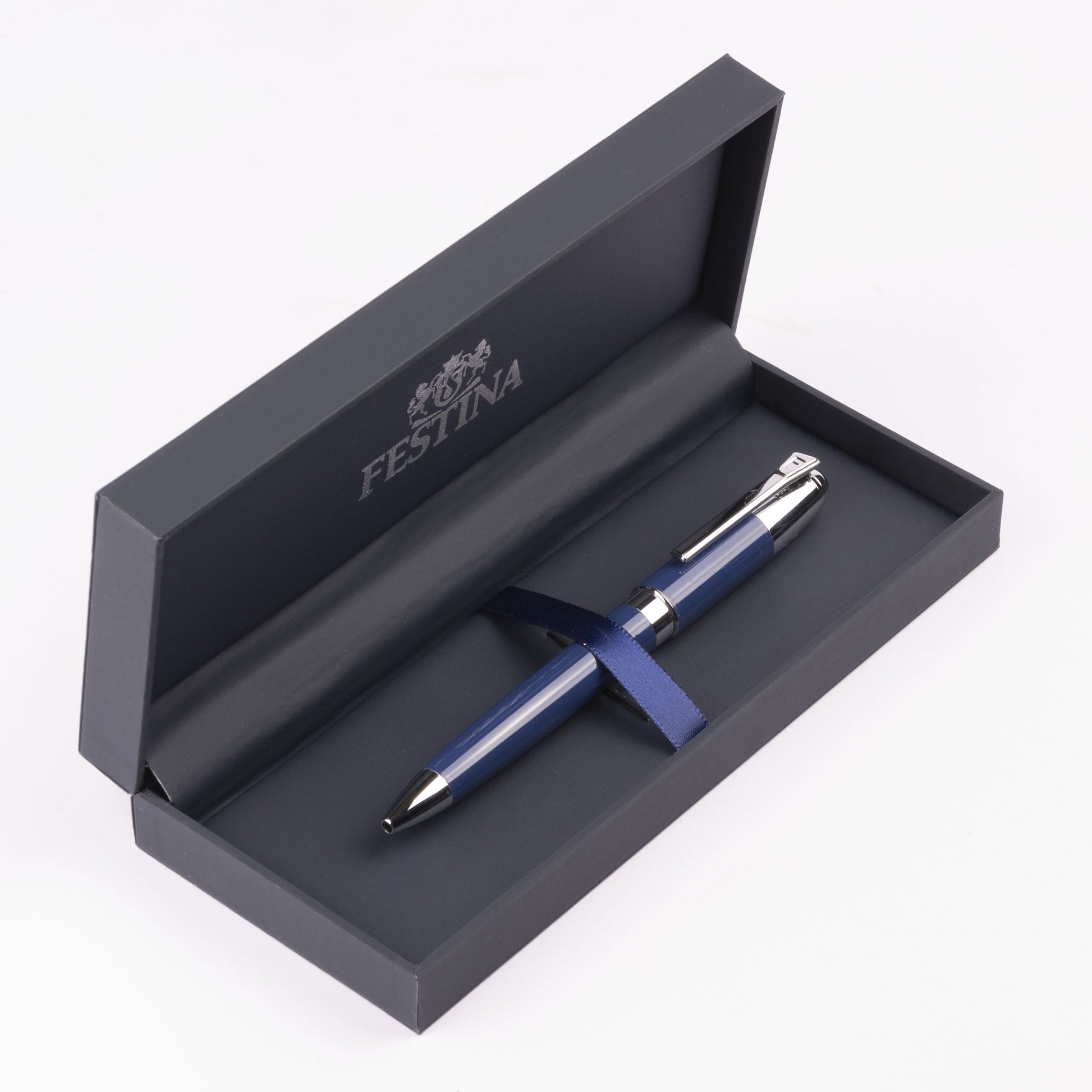 Festina Ballpoint Pen Classicals Chrome Blue