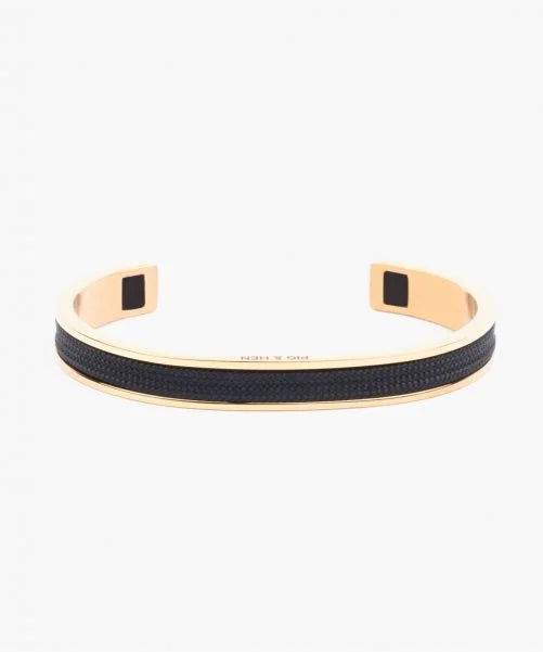 Pig and Hen Gold Bracelet Navarch 9mm Black 