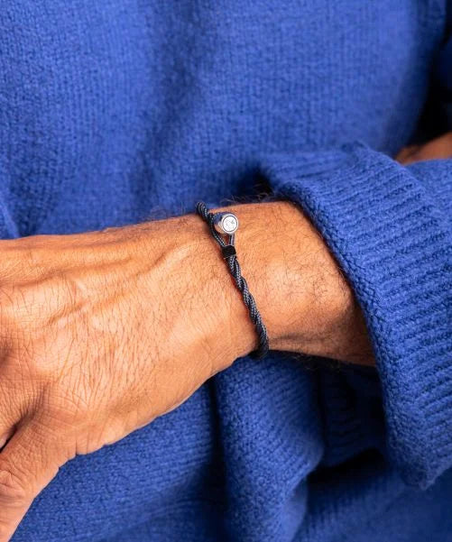 Bracelet Easy ED Navy | Silver