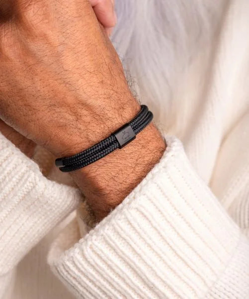 Bracelet Little Lewis 4mm Black | Black
