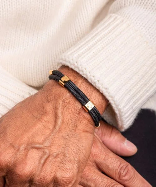 Bracelet Little Lewis DBL Black | Gold