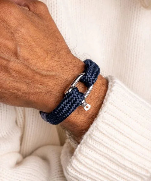Bracelet Gorgeous George Navy | Silver