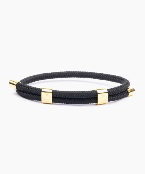 Bracelet Little Lewis DBL Black | Gold