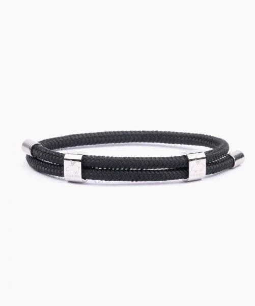 Bracelet Little Lewis DBL Black | Silver